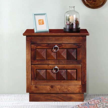 ThecsrStylish & Functional Bedside Table | Compact Size | Premium Sheesham
